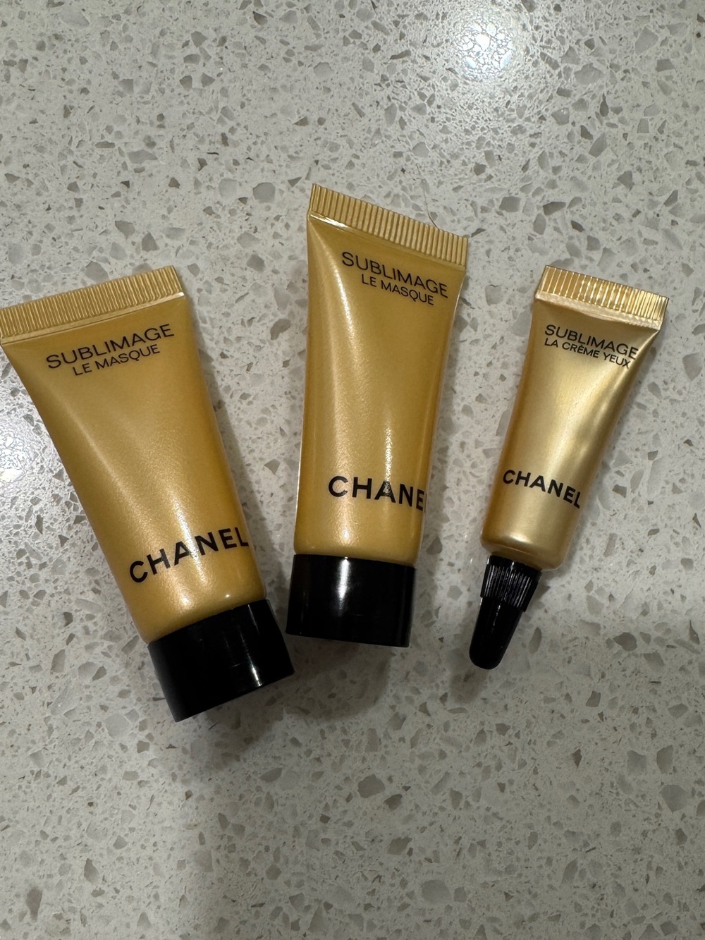 NEW!•CHANEL Sublimage Le Masque La Crème Yeux - Eye cream sample 3ml/.1oz Trio